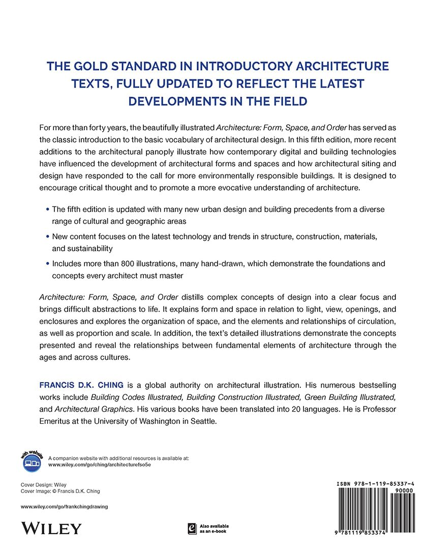 Architecture: Form, Space, and Order