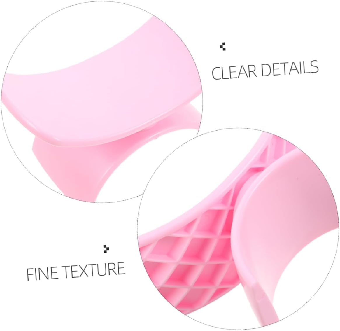 Ipetboom 2Pcs Portable Manicure Hand Rest Pillow Nail Art Hand Support Soft Nail Tech Cushion