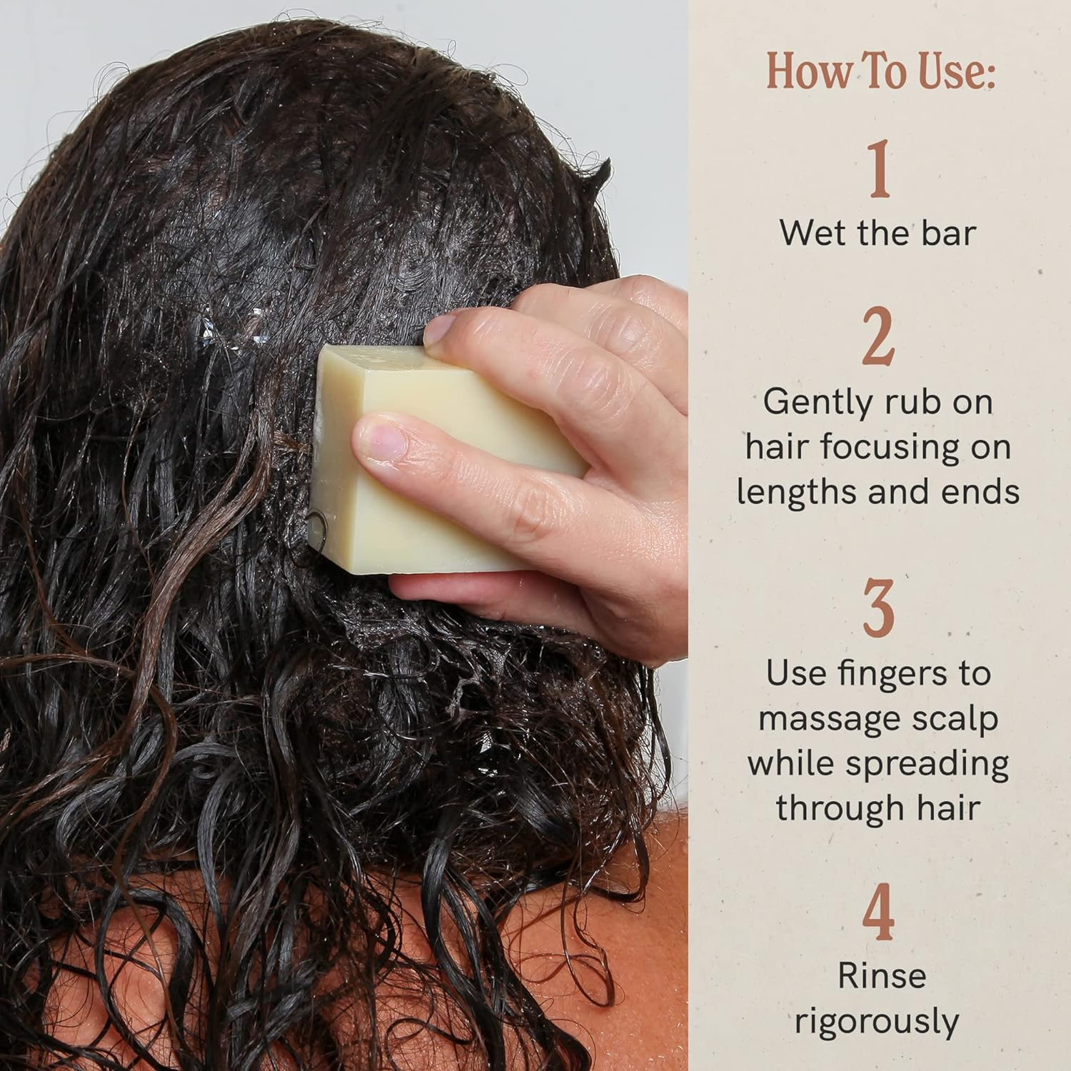 J.R.LIGGETT&rsquo;S All-Natural Shampoo Bar - 2 Original Formula Shampoo Bars and a Solid Wood Shelf-Prolongs the Life of Your Shampoo Bar - Nourish Follicles with Antioxidants and Vitamins - Sulfate-Free image number 4