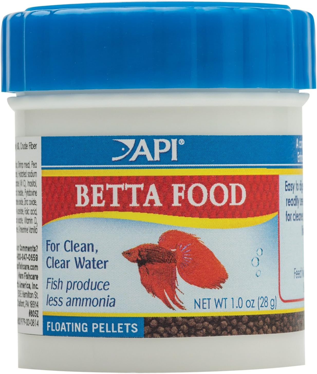 API Betta Food Fish Food Pellet .78-Ounce Container