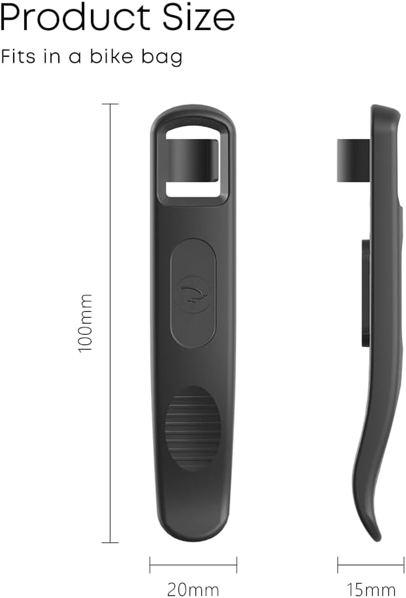 Ultra Strong Bike Tire Levers | Bicycle Tube Changing Tool | 2 Pack image number 5