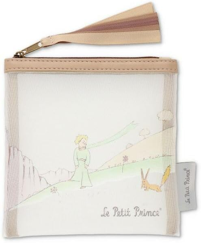 The Little Prince Mesh Pouch Mini Beige