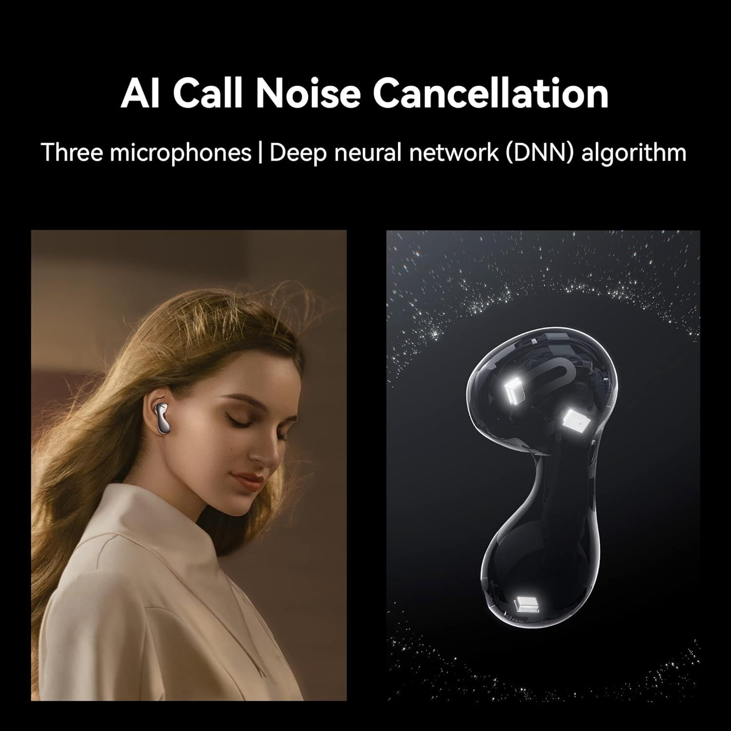 HUAWEI Freebuds 5 (Mexico Warranty), Hi-Res, up to 30 Hours Playback, ANC, Ceramic White, Compatible with Android & Ios - Silver Frost image number 2