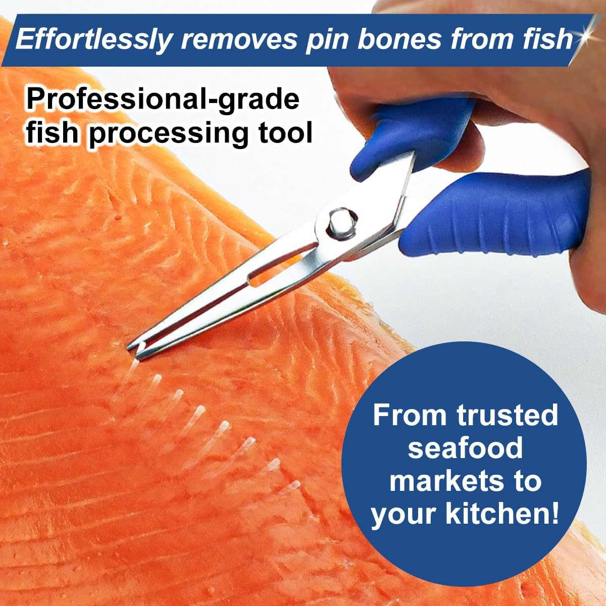 Asahi Stainless Fish Bone Tweezers Ⅲ Straight Long Nose Type[Japan Import] image number 1