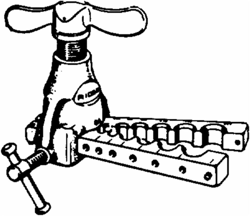 RIDGID 83037 Model 458R Precision Ratcheting Flaring Tool, 1/8-Inch to 3/4-Inch Pipe Flaring Tool