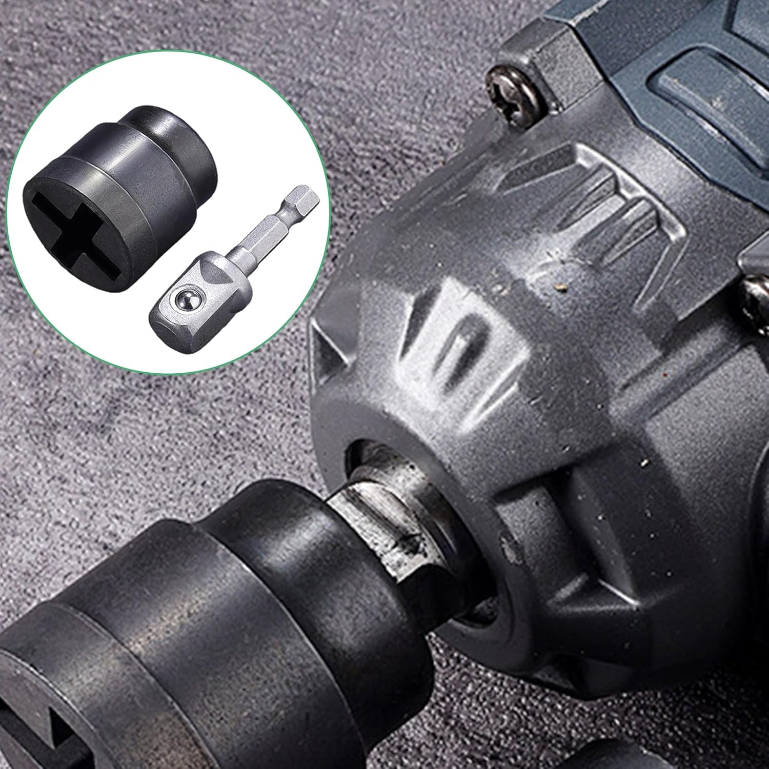 Trailer Jack Drill Adapter, Universal Jack Socket Adapter for Hand Drill, Quick and Labor-Saving for Trailer, RV, Truck, and Auto Repair image number 1