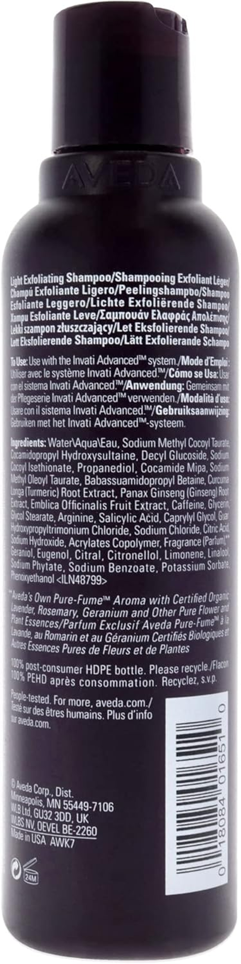Aveda Invati Advanced Exfoliating Shampoo - Light for Unisex 6.7 Oz Shampoo image number 1