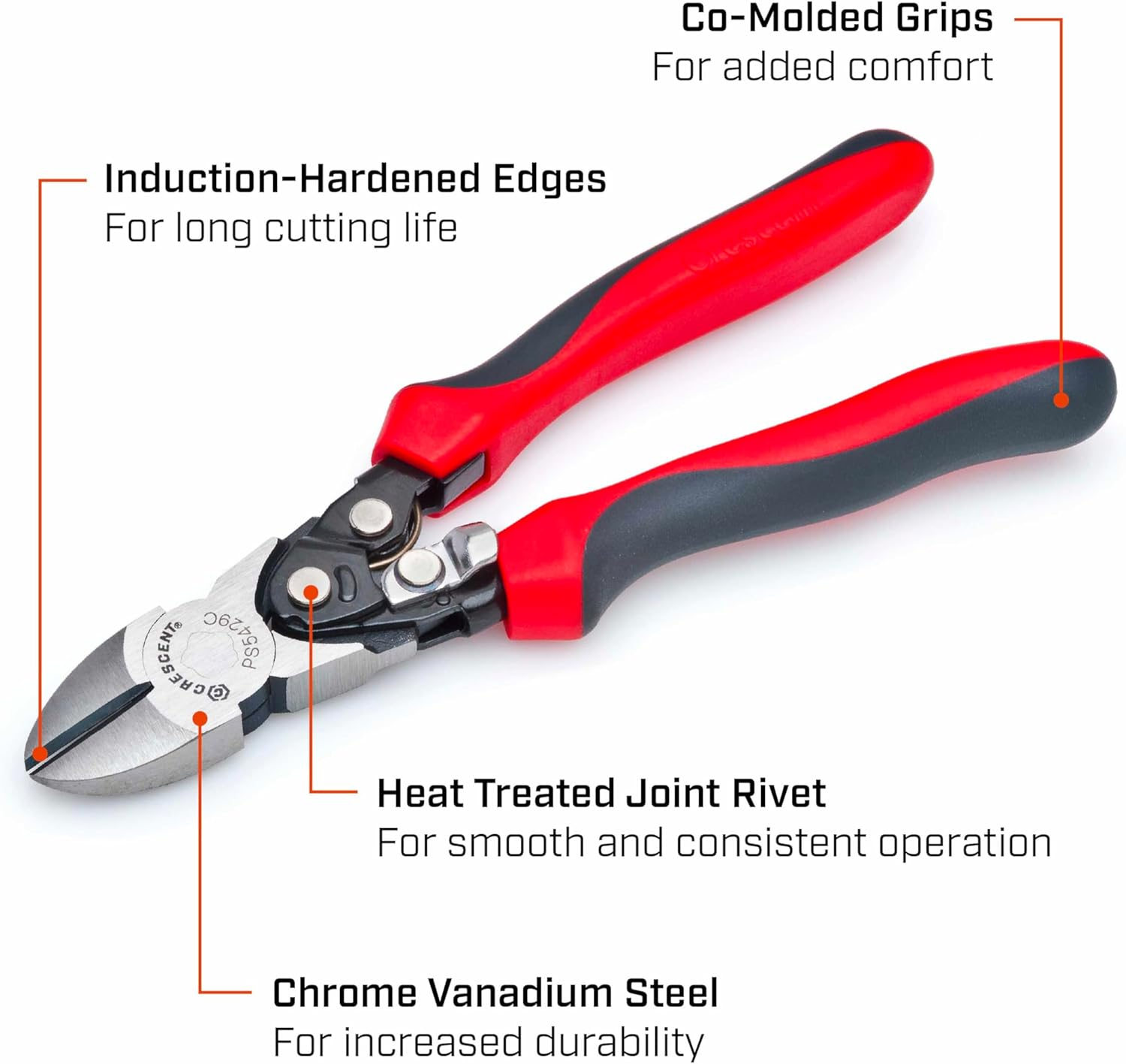 Apex Tool Group PS5429C PRO Series Diagonal Compound Action Pliers image number 6