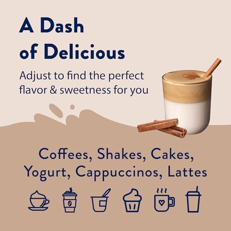 Jordan'S Skinny Syrups, Cinnamon Dolce Coffee Syrup, Sugar Free, Zero Calorie Drink Flavoring & Mixes, 25.4 Ounces (Pack of 2) image number 2