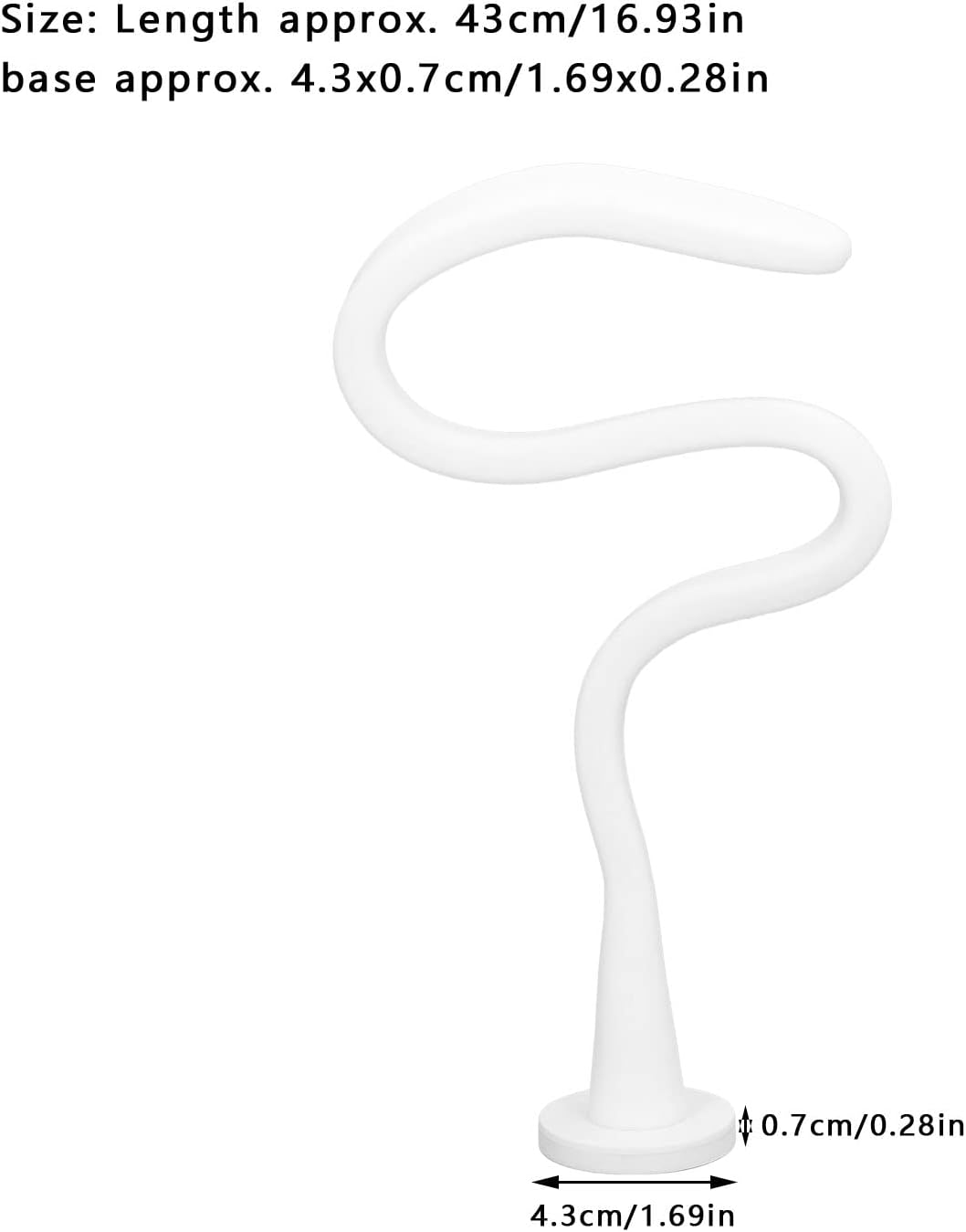 Front Load Washer Door Prop, Magnetic Washing Machine Door Holder, Keep Washer Door Open, Flexible Prop Fits Most Washing Machines, Washer Door Stopper (White) - White image number 4