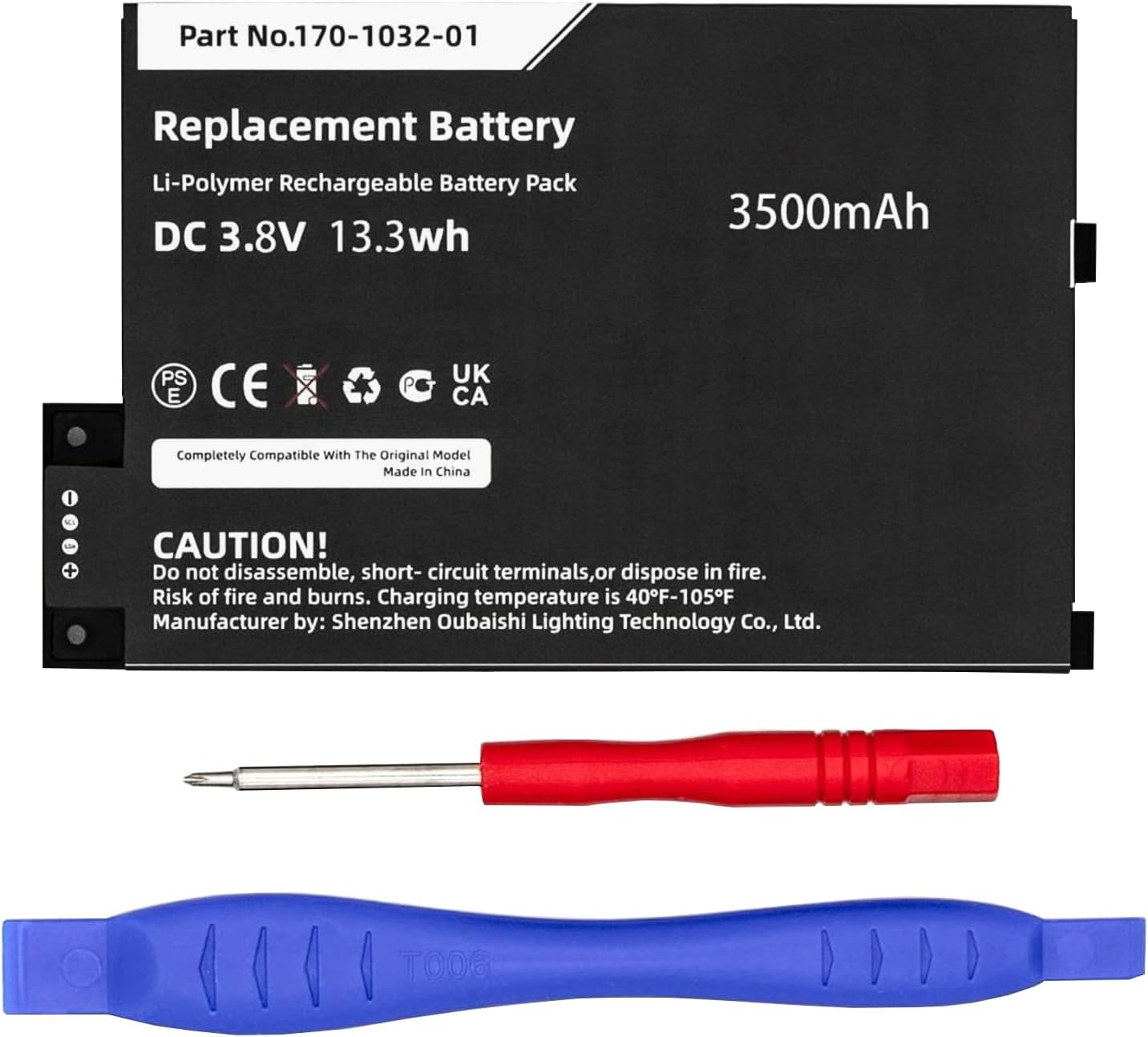 3500Mah Replacement Battery Compatible with Kind-Le 3 III 3G Wi-Fi Keyboard Graphite D00901 Ereader S11GTSF01A GP-S10-346392-0100 170-1032-01 170-1032-00 Upgrade Battery image number 5