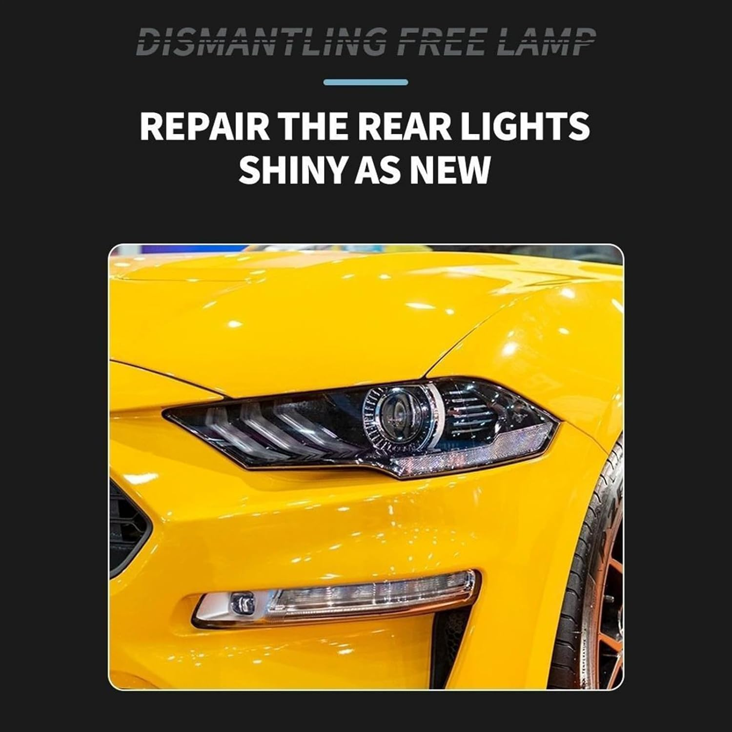 Headlight Restorer - Car Restoration Cream,Automotive Scratch Paste 100G UV Protection Headlamp Refurbishment for Remove Oxidation Dirt Haze Detailing Exterior Care image number 1