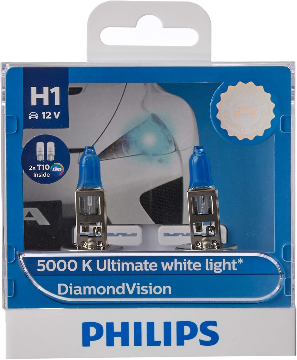 Philips H8 Diamond Vision Headlight Globe 2-Pieces