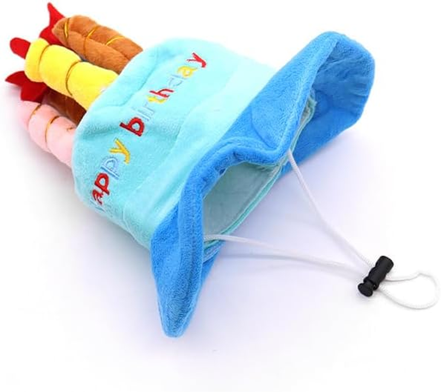 Pet Birthday Hat Plush Gift Cat Dog Cake Hat Party Hat image number 2