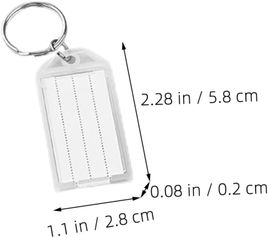 Beavorty 50Pcs Luggage Hanging Labels Travel Baggage Tags Suitcase Boarding Tags image number 6