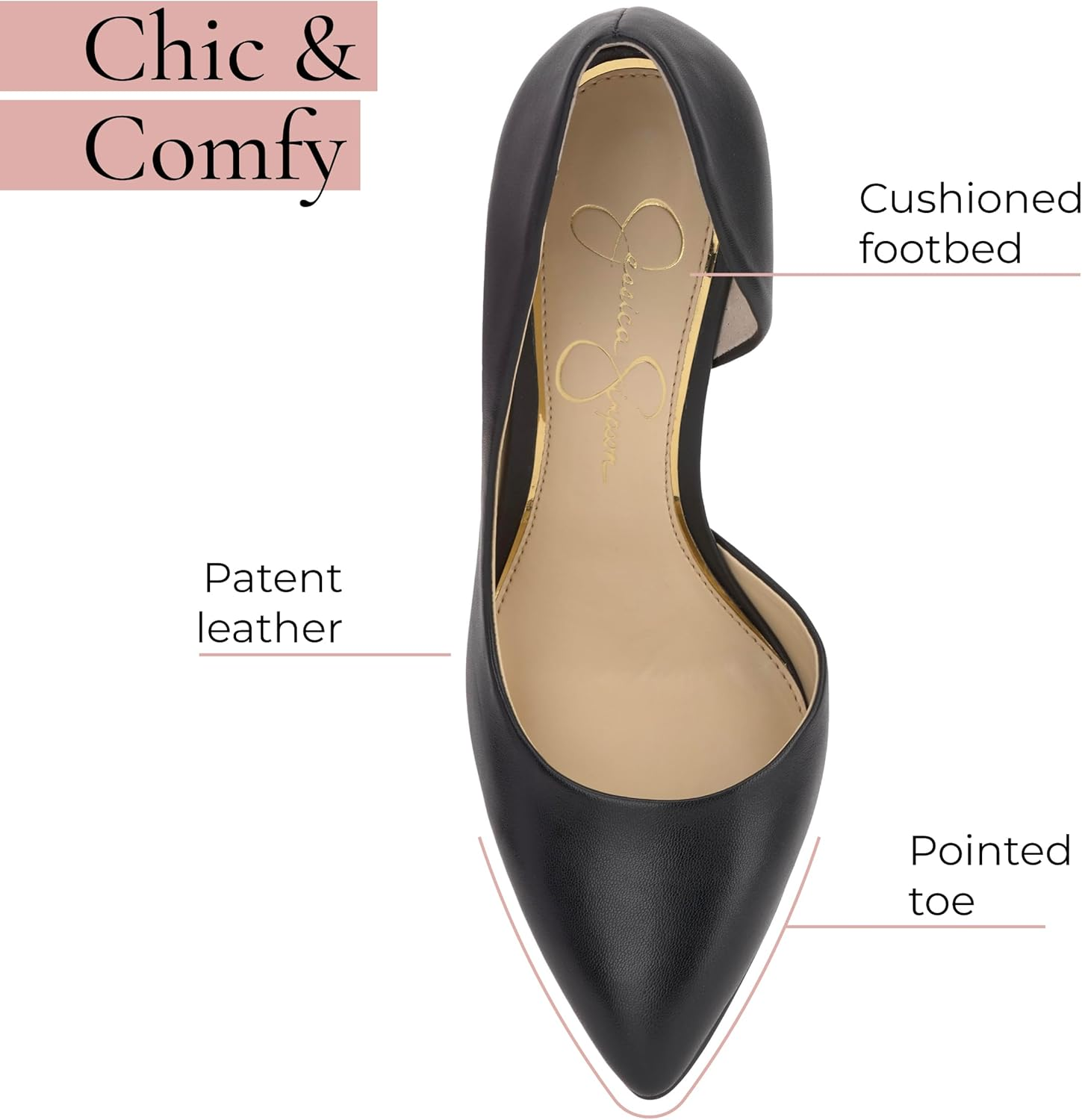 Jessica Simpson Women'S Prizma8-P Pump image number 3