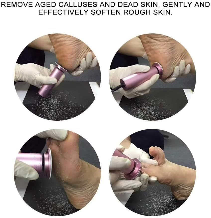 60 Pieces Foot File Replacement Sandpaper Discs for Electric Callus Removal Tool image number 1