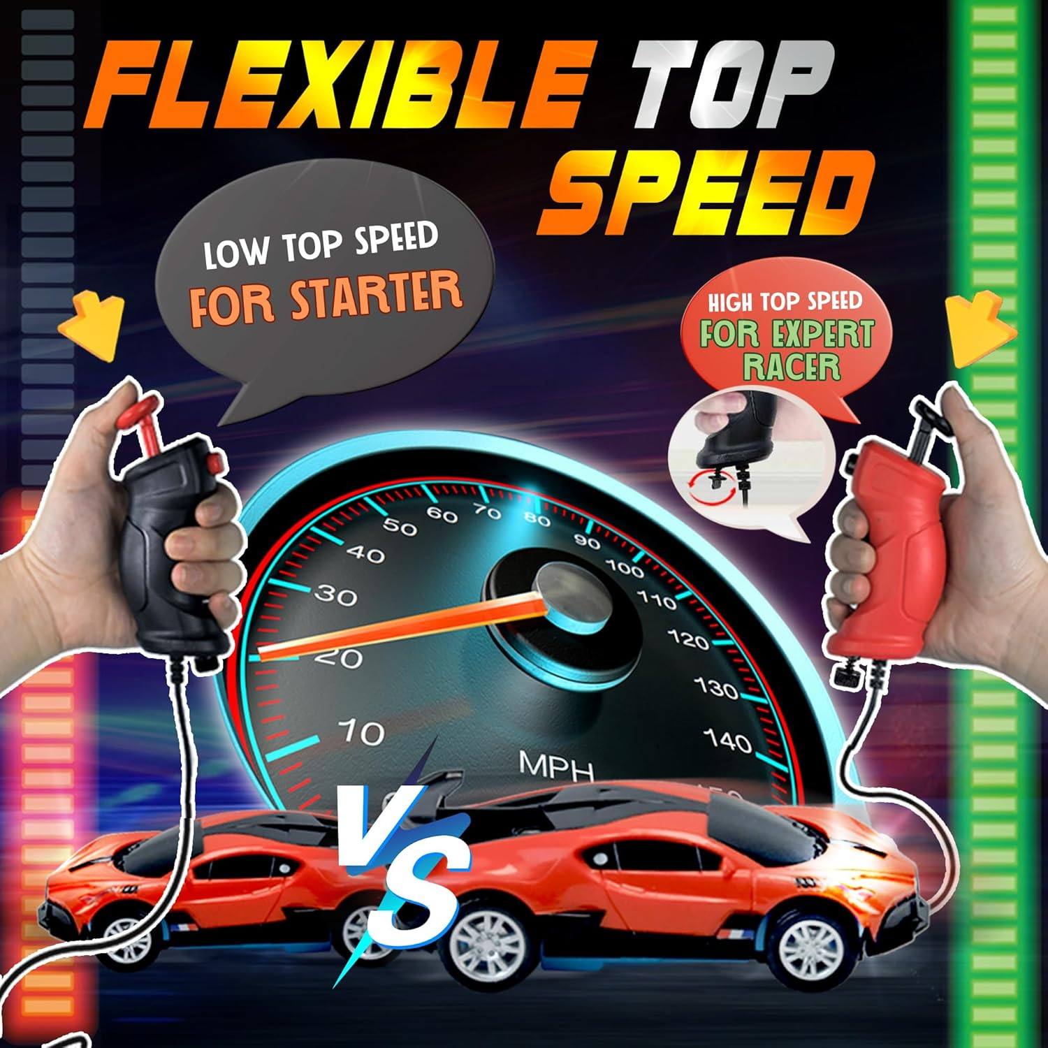 AGM MASETCH High Speed Series Tram Dual Track Set (TR-01) image number 2