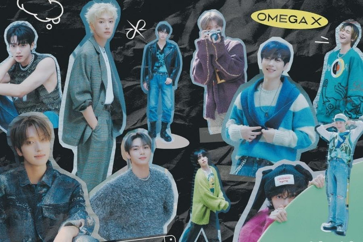 Omega X IYKYK 3Rd Mini Album on Version Cd+1P Folding Poster on Pack+120P Photobook+1Ea Bill Paper+1P Photocard+1Ea Sticker+1P Unit Photocard+Tracking Sealed