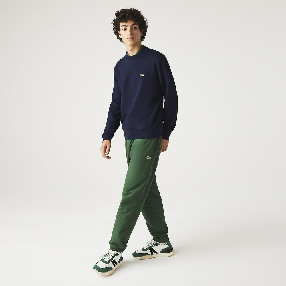 Lacoste Men'S Non Brushed Crew Neck Sweat, Navy, Small image number 4