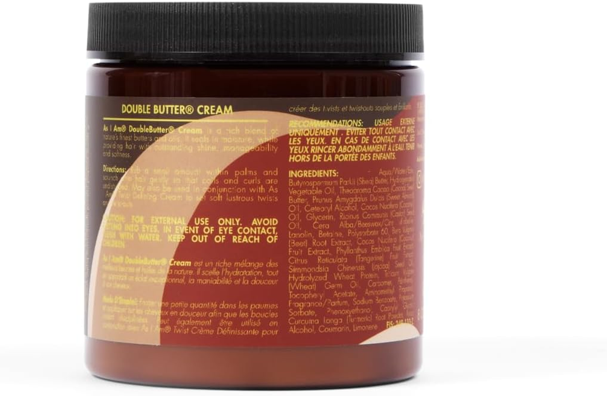 As I Am Double Butter Rich Daily Moisturizer 8 Ounce image number 4