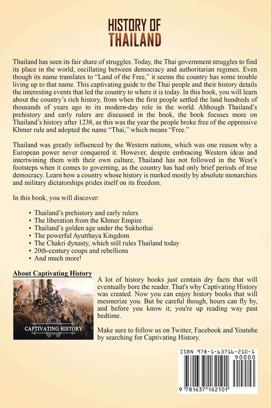 History of Thailand: a Captivating Guide to the Thai People and Their History