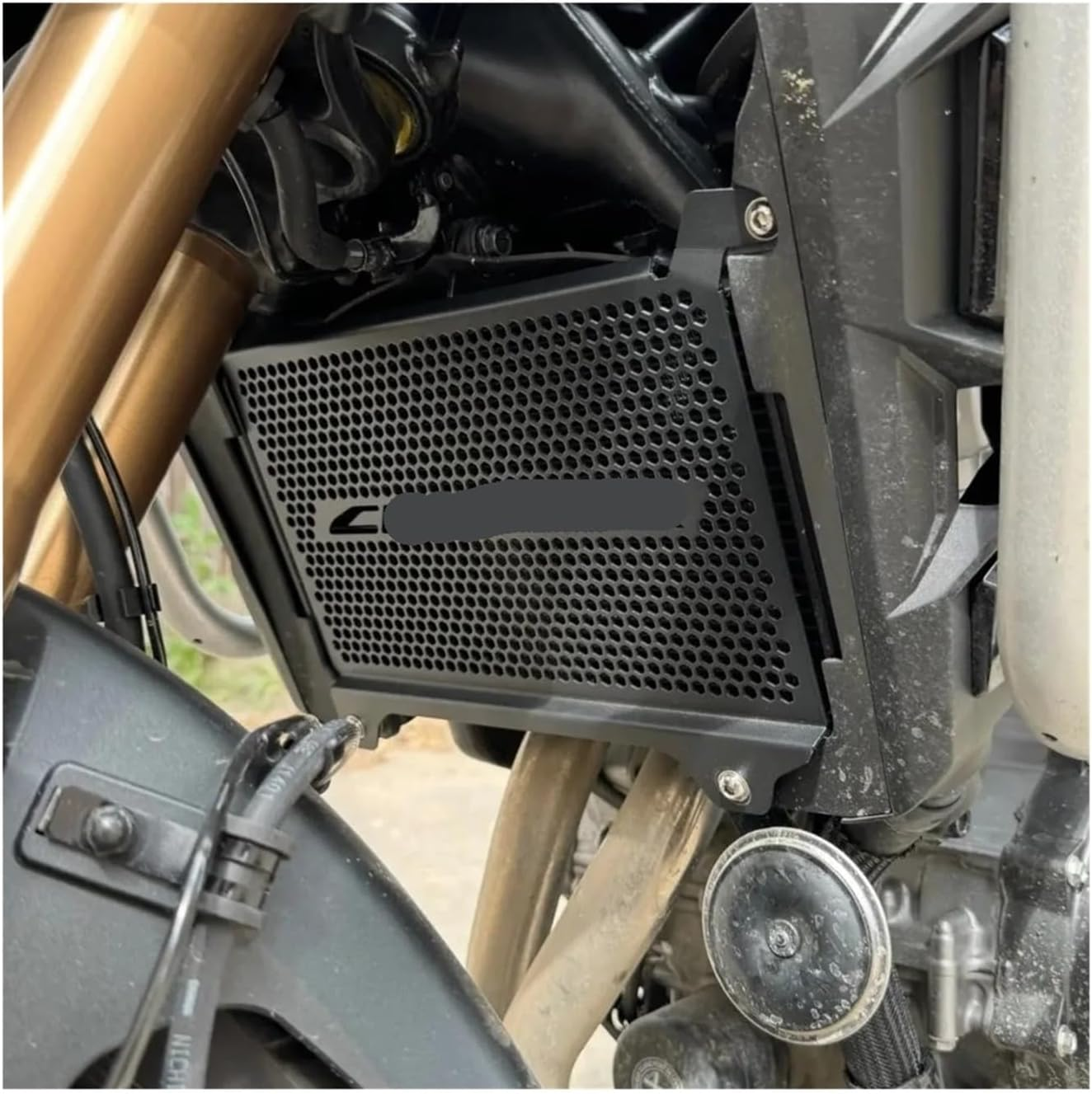 CB500X 2024 Motorcycle Accessories Radiator Grill Guard Cover Protector Protection Compatible with CB 500 X CB500 X CB 500X 2022 2023 - Beige image number 3