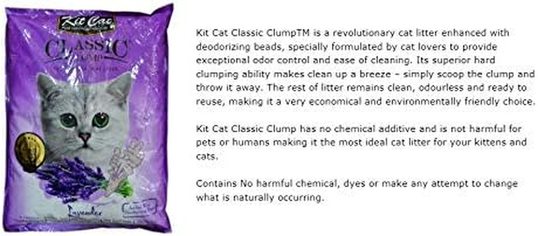 Kit Cat Classic Clump Charcoal Cat Litter image number 3