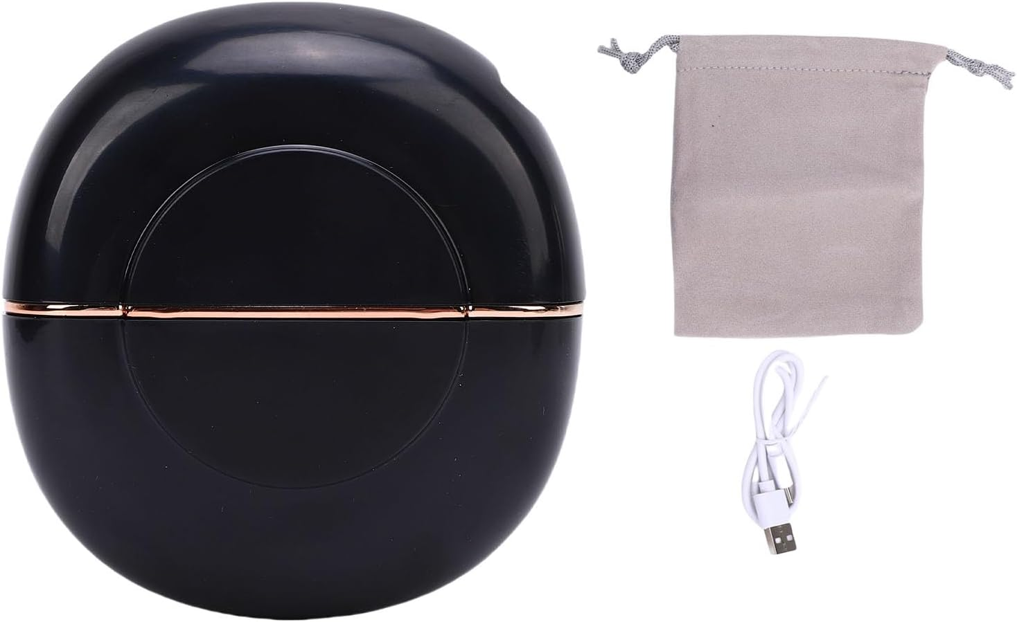 Pongnas Cordless Hair Straightener Comb, Quick Heating, Rechargeable Hot Brush, Hair Straightener for Home and Travel, 27 W (Black) image number 4