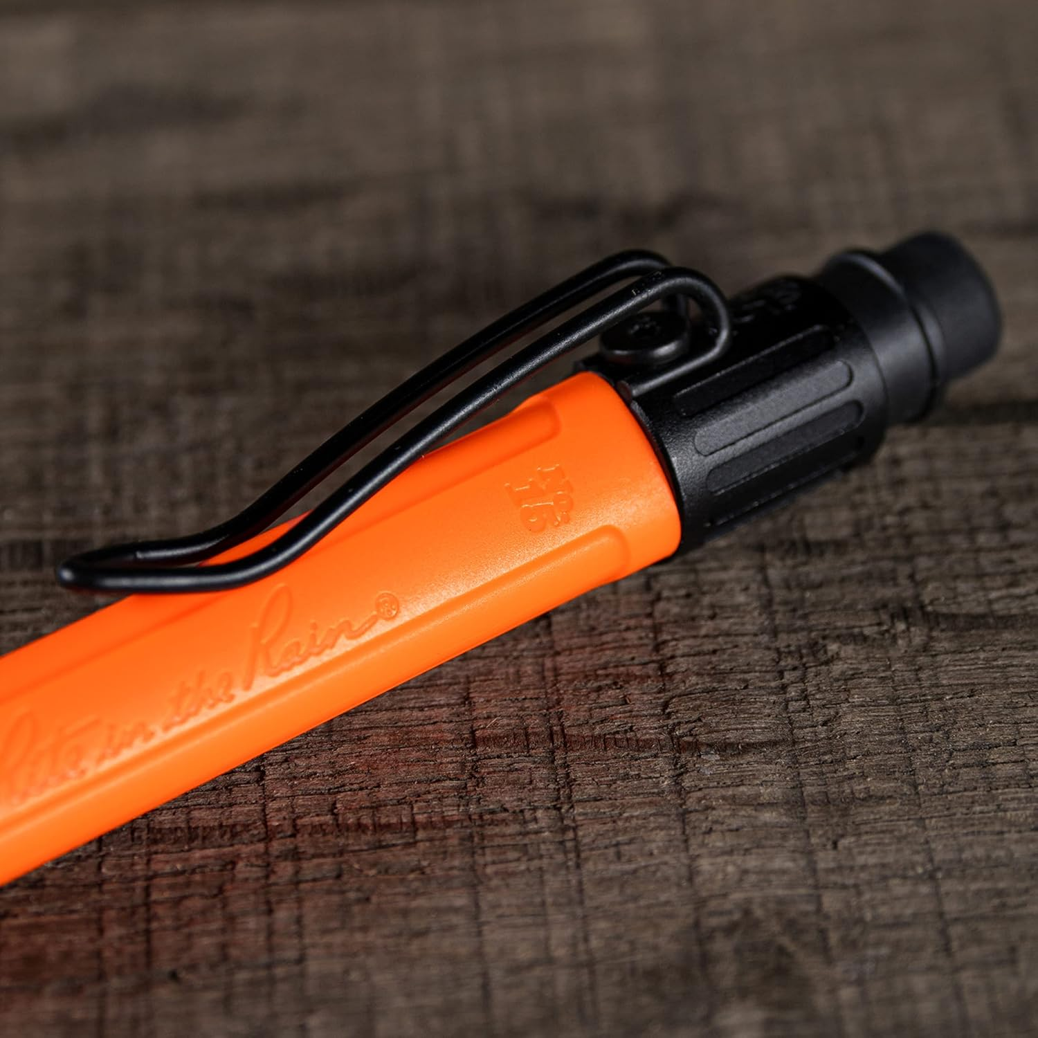Rite in the Rain Weatherproof Mechanical Pencil, Orange Barrel, 1.3Mm Dark Lead, 12 Lead Refills (No. OR15) image number 1