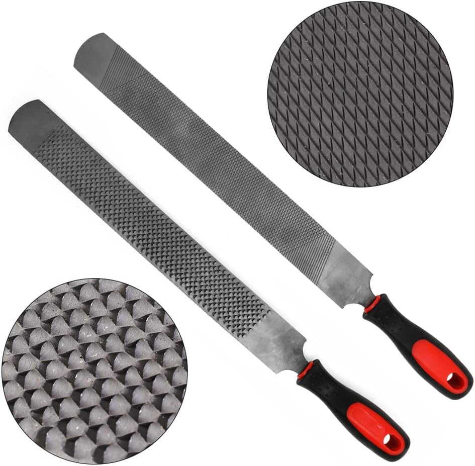 Horse Hoof Nipper, Eacam 4PCS Horse Farrier Hoof Nipper Trim Shoeing File Rasp Handle Hoof Cutter Tool Horse Care Accessory image number 5