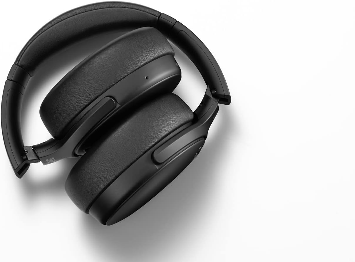 JVC Hybrid Noise Cancelling Wireless Headphones, BT 5.0, 25 Hour Rechargeable Battery, Full Touch Control, Google Assistant Compatible, Automatic Power On, Two-Way Foldable Design - HAS100N (Black) image number 1