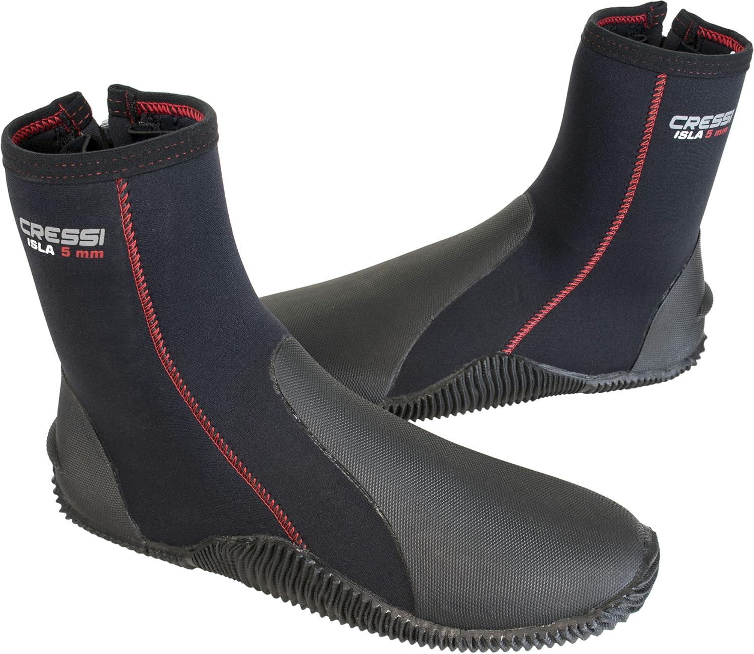 Cressi Isla Boots - Unisex Diving Neoprene Boots with Rubber Soles