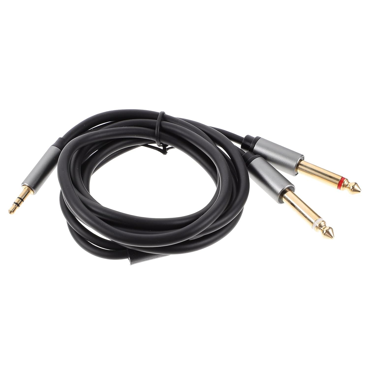 Stereo Audio Cable to Jack with Aluminum Alloy Connectors Dual Channel Transmission Cord for Laptop Amplifier CD Player High-Fidelity Home and Professional Audio Systems