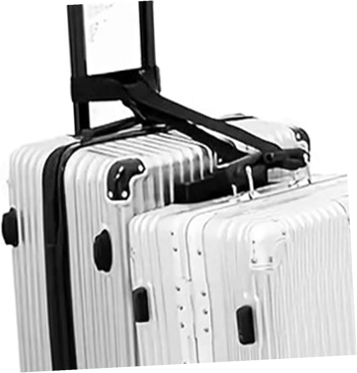 CALLARON Adjustable Heavy Duty Luggage Connector Straps for Travel Suitcases Space-Saving Cross Belt with Secure Clip Fixing Straps for Extra Bag Attachment and Easy Identification image number 5