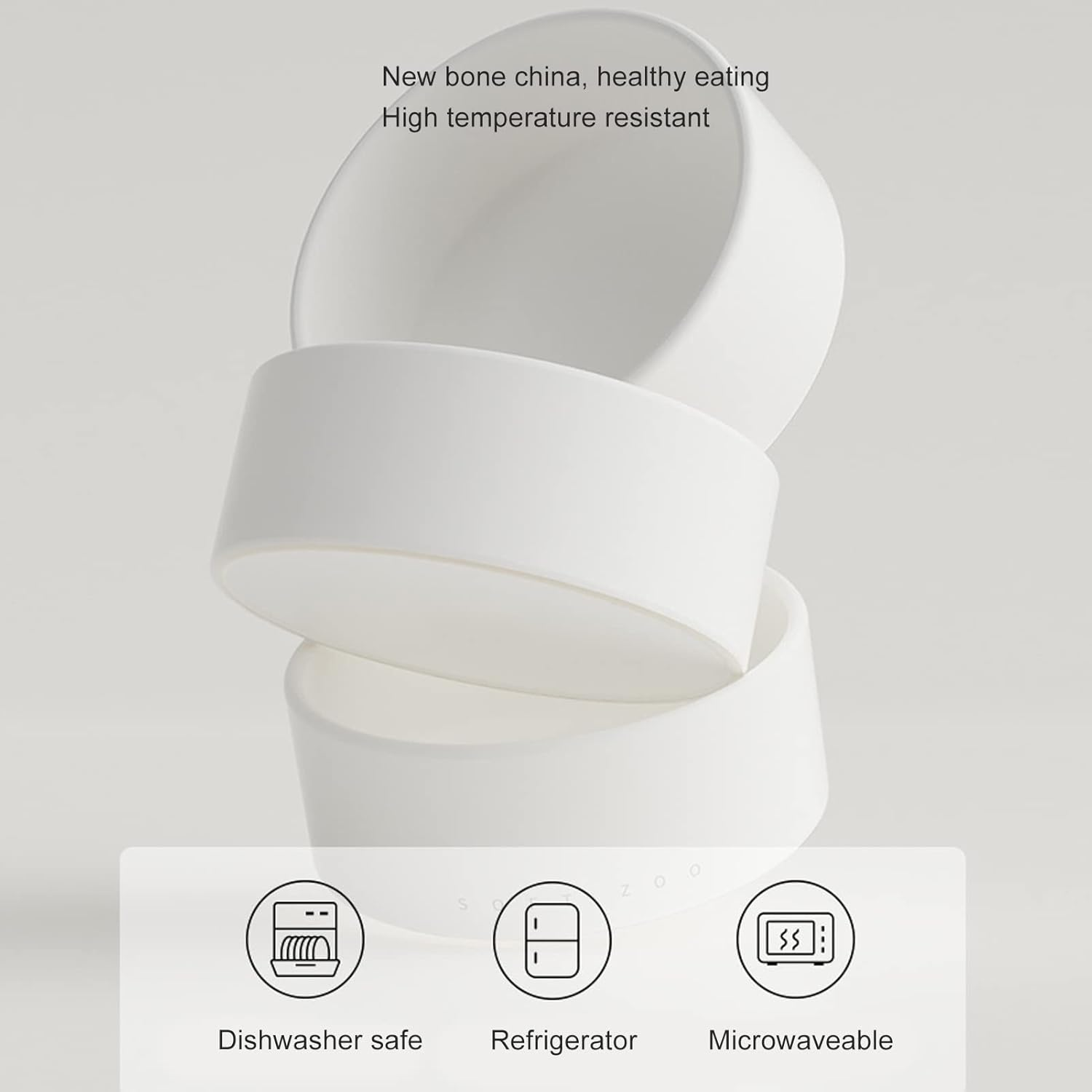 Raised Puppy Dishes for Food and Water, Ceramics Cat Raised Bowls Prevent Spill Cervical Spine Protection Double Food Water Elevated Bowls for Cat Supplies White(Green) - Green image number 2