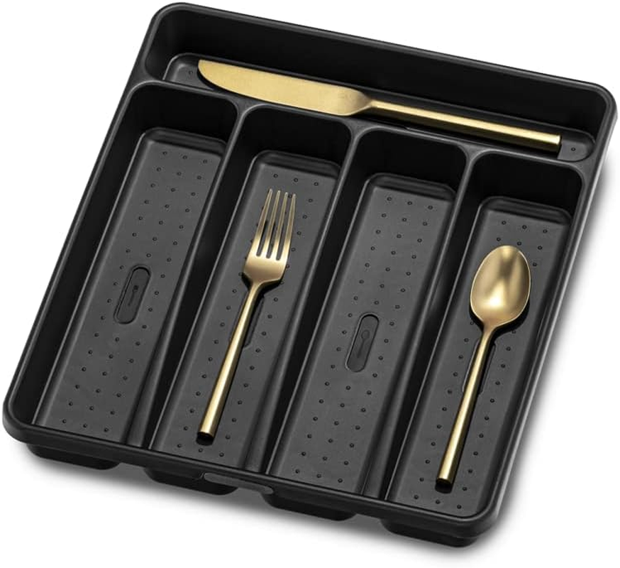 Madesmart 5 Compartment Cutlery Tray (Sz) - Carbon image number 4