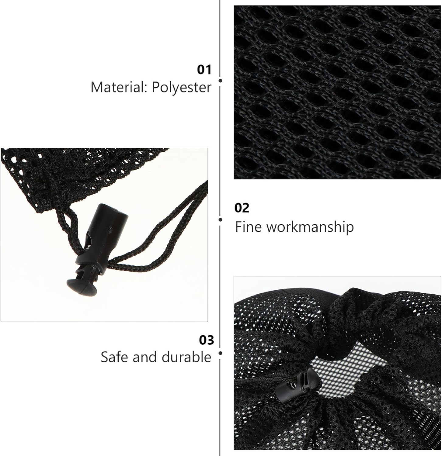 2Pcs Water Pump Filter Bags Large Mesh Drawstring Pump Barrier Pouch for Debris Protection Aquarium Swimming Pool Mesh Filter