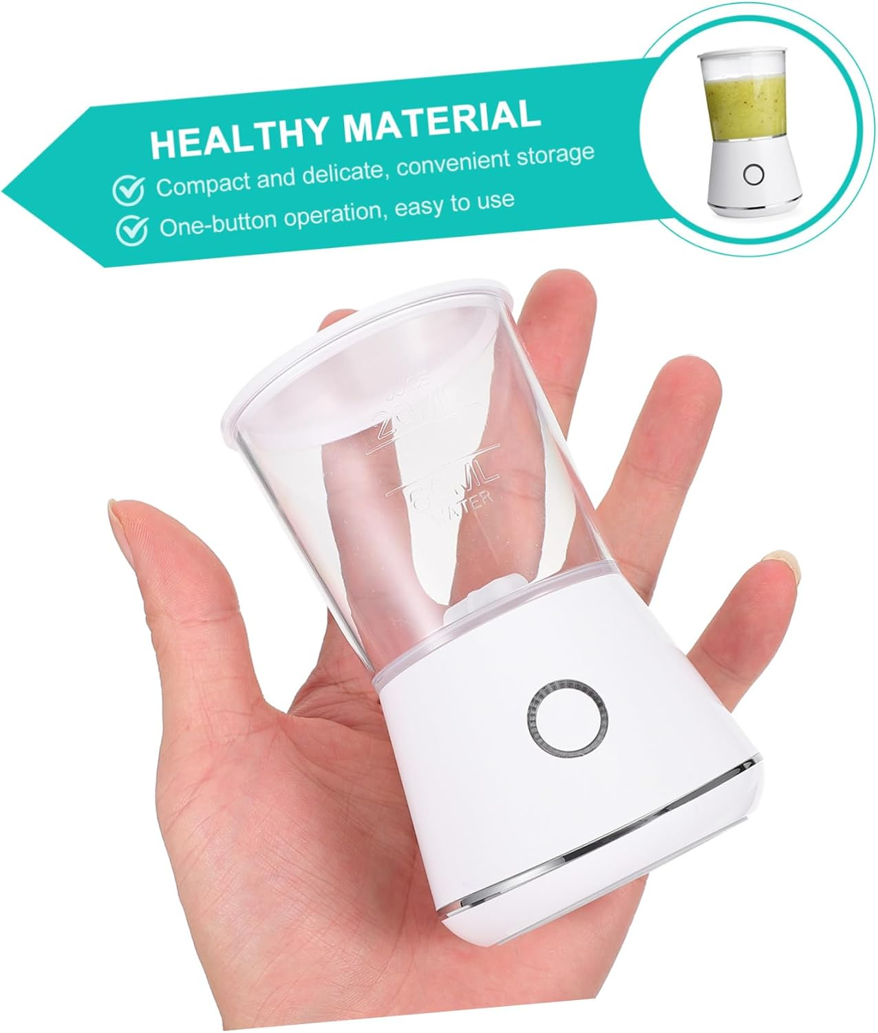 HAPINARY DIY Face Mask Maker Machine for Women Home Use Beauty Apparatus for Facial Skin Care Safe Fruit Vegetable Mask Maker with Easy Operation White image number 6