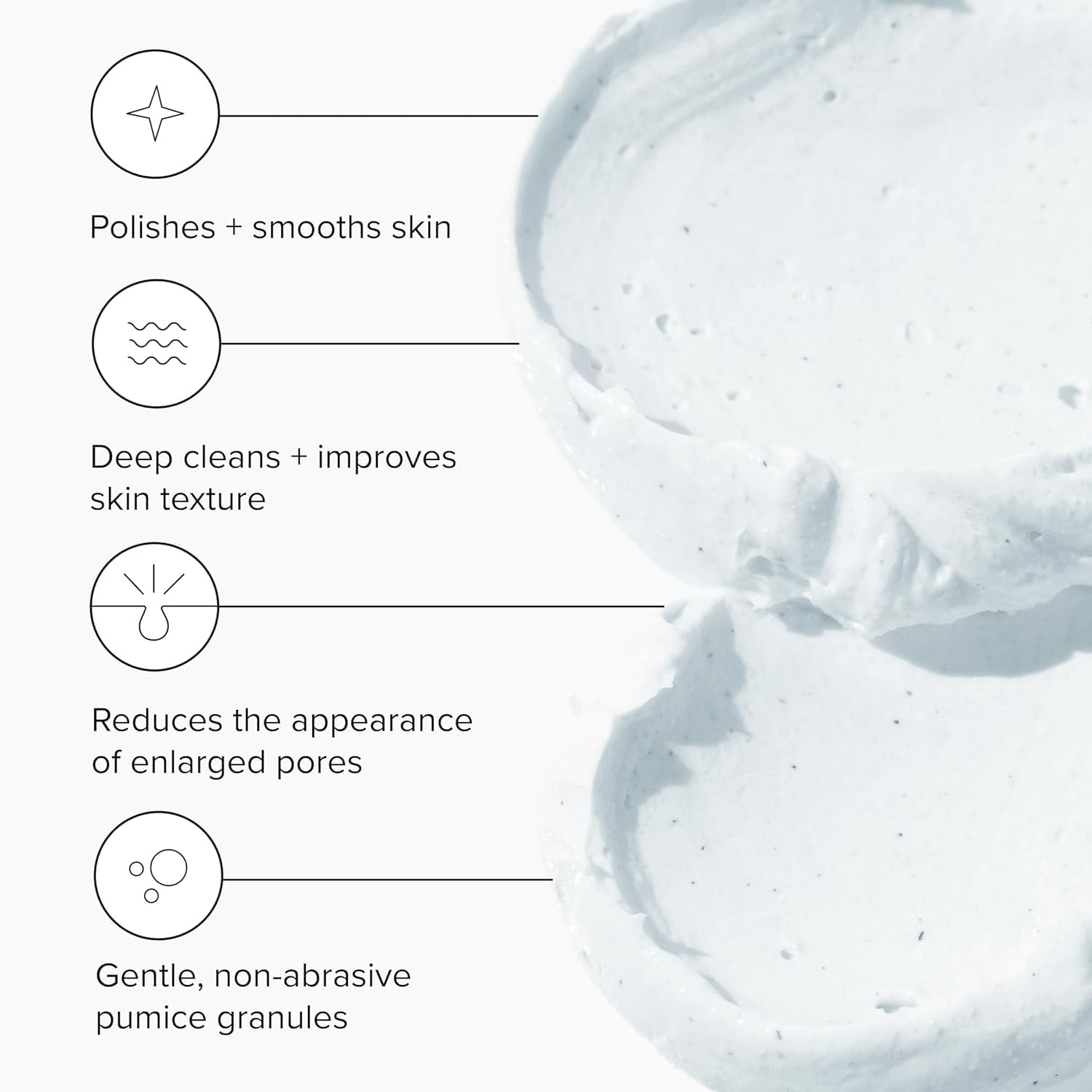 DRMTLGY Microdermabrasion Facial Scrub and Face Mask. Non-Abrasive Face Exfoliator Improves Acne Scars, Blackheads, Pore Size, and Skin Texture. 60Ml image number 5