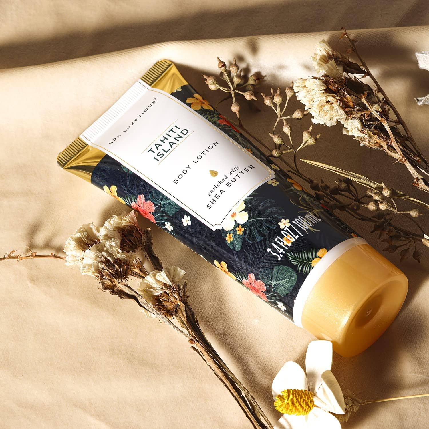 Gift Sets for Women-Spa Luxetique Spa Gift Set,8Pcs Tahiti Island Bath Sets with Essential Oil,Body Lotion,Bath Bombs,Pamper Gifts for Women,Gifts for Mum,Birthday Gifts for Her, Christmas Gifts image number 5