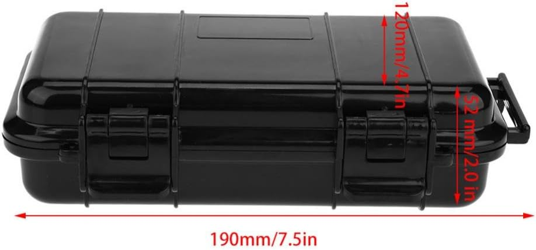 Waterproof Box, Outdoor Waterproof Shockproof Sealed Box Case Dry Storage Box Container (B) image number 2