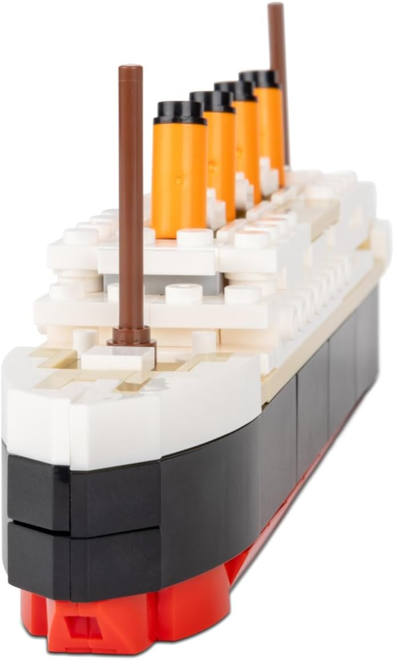 Brick Loot Titanic Building Bricks Set (Mid Sized 217 Pieces) 100% Compatible, Fits  and Other Major Brands image number 6