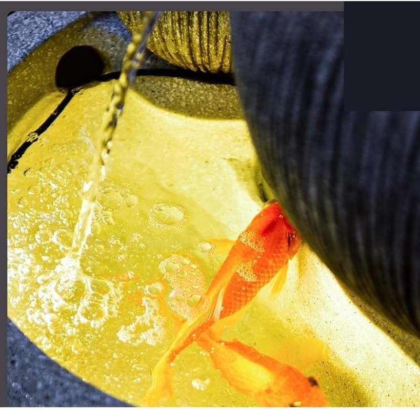 Outdoor Fountain Flowing Water Rockery Landscape Indoor and Outdoor Ornaments Creative Modern Fountain Home Decor Floor to Ceiling Circulation image number 1