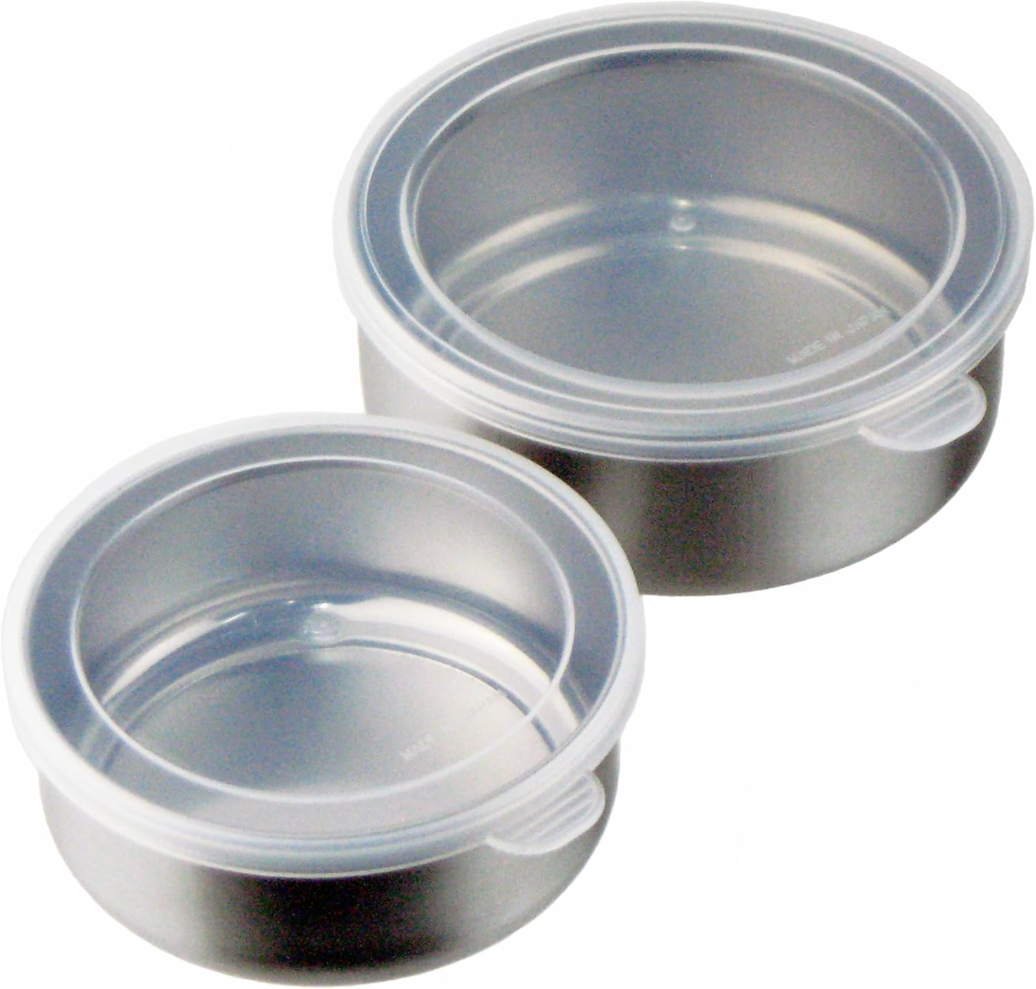 Nagao Storage Containers, 3.9 Inches (10 Cm), 4.7 Inches (12 Cm), Round, Stainless Steel, with Lid, Airtight, Stacking, Prep Containers, Made in Japan image number 6