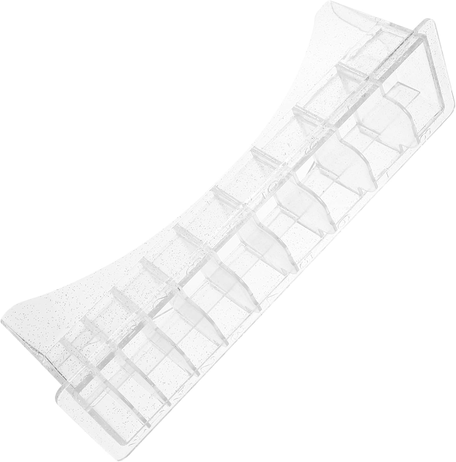 DECHOUS Hair Clipper Guard Organizer with 10 Grids Plastic Storage Case for Professional Barber Clippers Compatible with Wahl, Salon Hair Clippers Accessories Holder image number 6