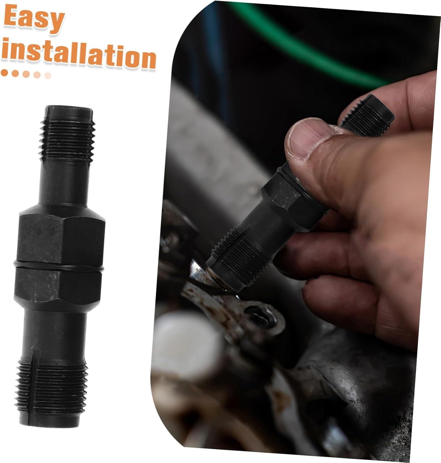 COOLHIYA 2Pcs Spark Plug Thread Repair Kit Automotive Tool for Quick Efficient Restoration for Maintenance and Engine Repair image number 2