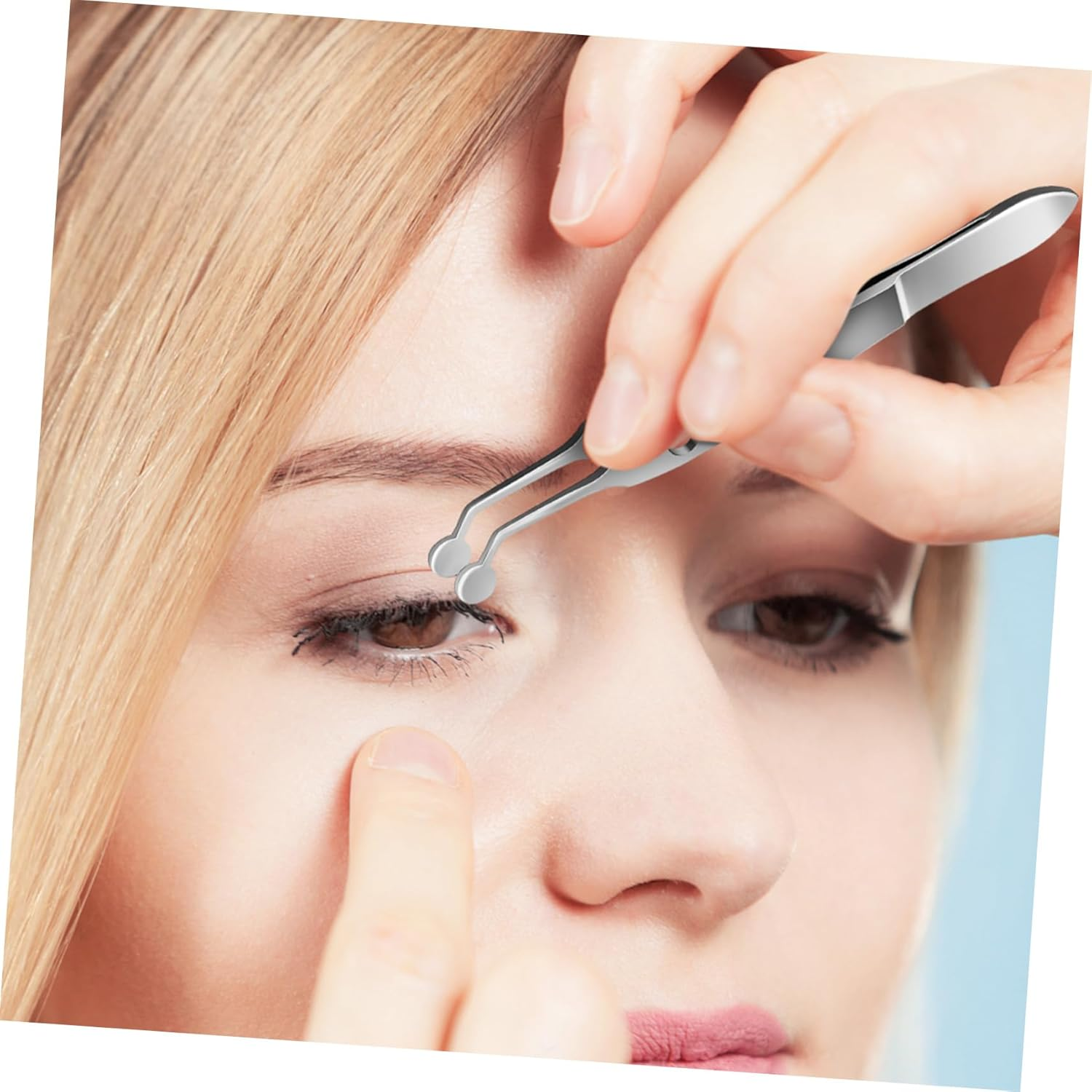 Ipetboom round Tip Meibomian Gland Tweezer Eye Stye Remover Tweezer Eyelid Massage Pimple Lash Massage Tools image number 5