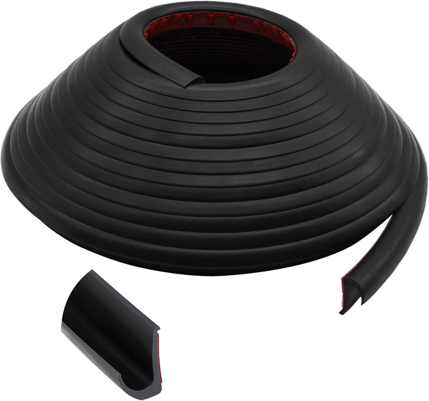 RV Rain Gutters 10 Meters Long Rubber Drip Strip PVC Rain Strip J-Shaped Roof Rain Diversion Self Sealing Tape Suitable for Car Doors Caravans (White)