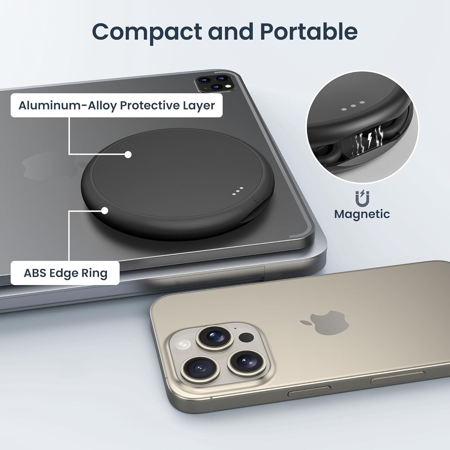 Elebase USB Charging Adapter Kit Box,Usb to USBC Adapter Set,Type C to USB 3.0 OTG Ios Micro Multi Portable Converter Case with 1Ft 100W Charger Cable for Iphone 16 15 Max Pro,Samsung Galaxy S25 Plus - Grey image number 6